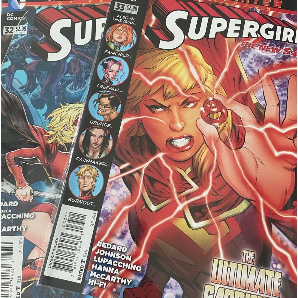 2 Supergirl Comic books. New in package.